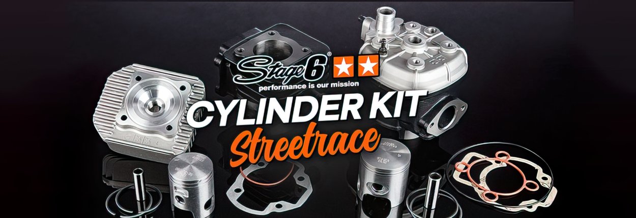 zylinderkit Stage6 streetrace 70 CC, in ghisa, D = 47 mm per