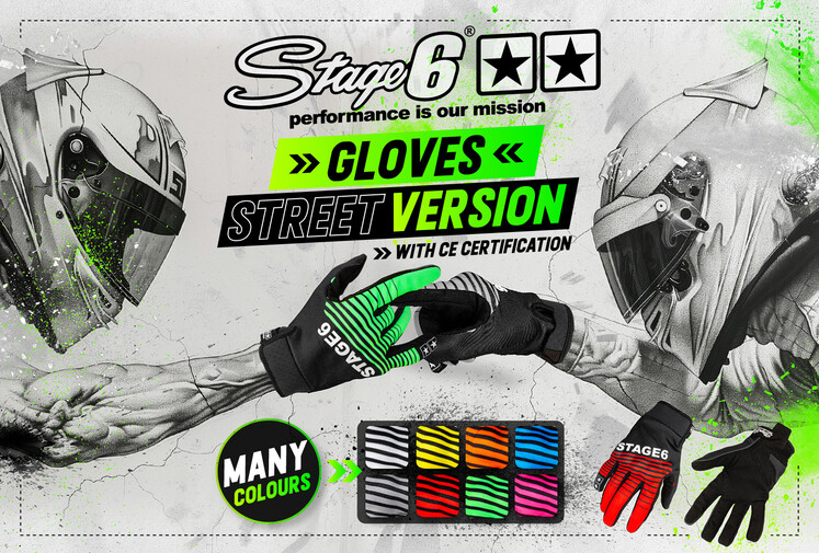 Motorcycle Gloves, Gloves Stage6, Scooter Gloves