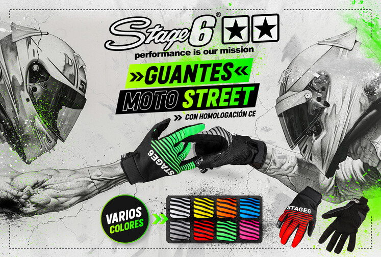 Guantes Moto, Guantes Stage6, Guantes Scooter
