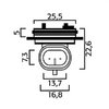 Lampenfassung Flösser 12V H1