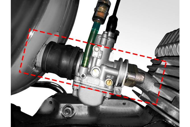 Tobera de Admisión Schmitt PHBG / BING / DELLORTO Carburador p. Simson S50
