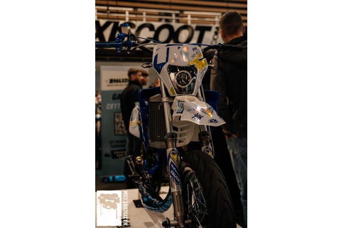 Plaque phare type KTM EXC avec LED RGB Noir