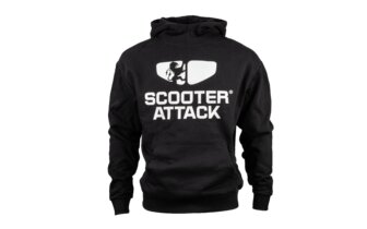 Hoodie Scooter-Attack schwarz