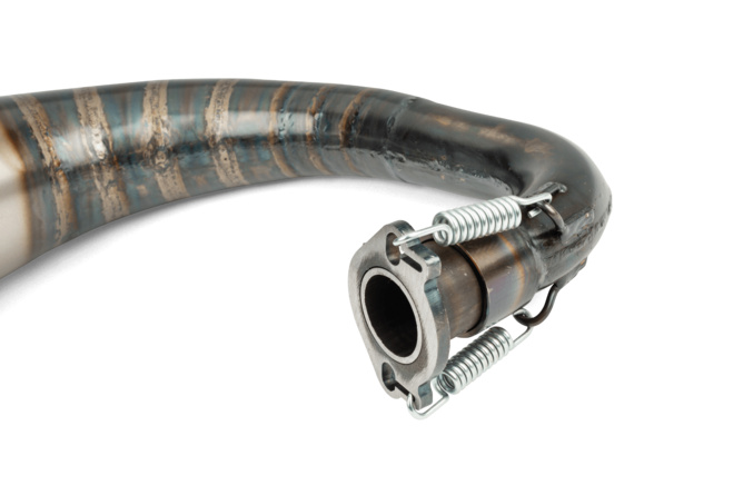 Auspuff SCR Corse Handmade 70 Minarelli stehend lila