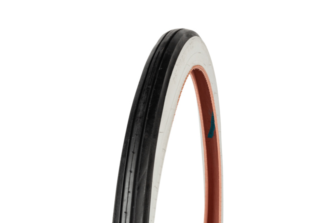 Whitewall Moped Tire Solex with friction tread 21B 1 3/4-19" TT