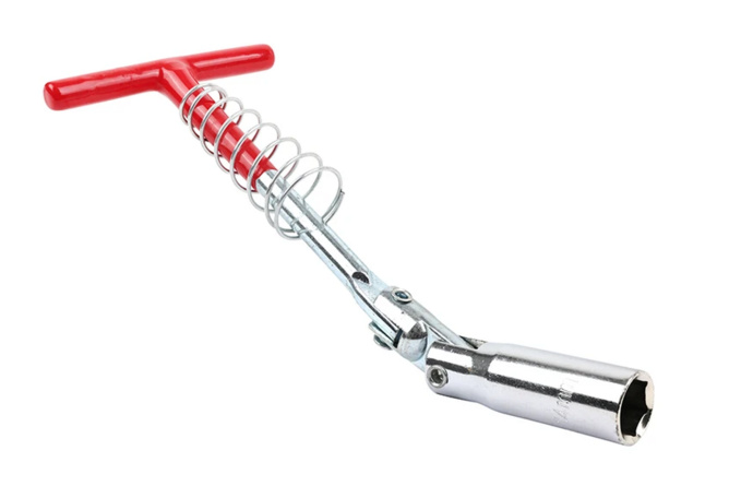 Z&uuml;ndkerzenschl&uuml;ssel mit Gelenk 16 mm