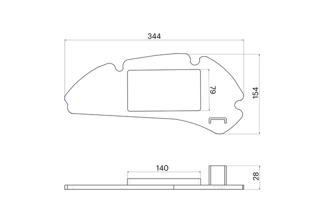 Air Filter Malossi W Box Honda SH i 125 - 150cc before 2013
