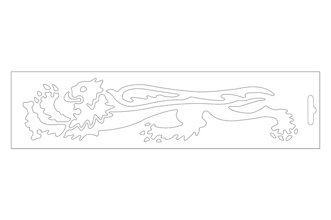Sticker Malossi "Lion" white
