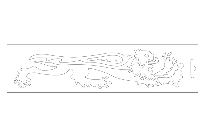 Sticker Malossi "Lion" white