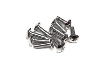 Verkleidungsschraube M6x10 14mm Chrom (x10)