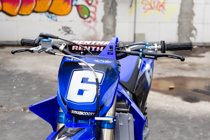 Startnummerntafel vorn Polisport YZ / YZF blau
