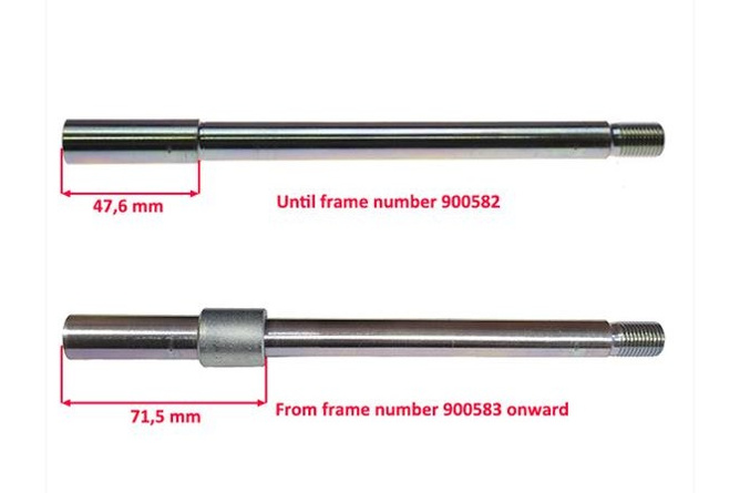 Front Axle Rieju MRT 2006 208x15x1,5