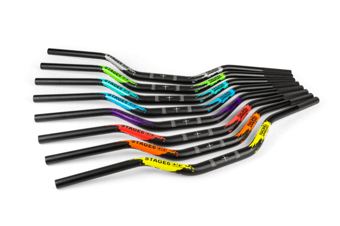 Guidon Cross 28mm Stage6 Noir et Orange