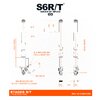 Fourche Stage6 R/T Upside Down 650mm - 45/48mm