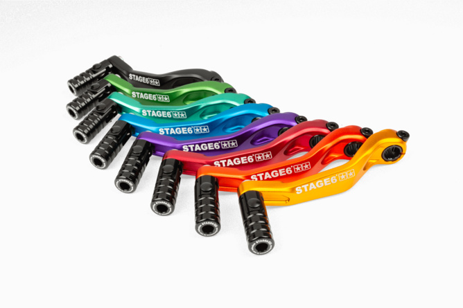 S&eacute;lecteur de vitesse Stage6 Derbi Turquoise