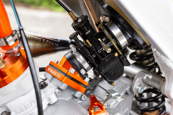 Cale d'admission 10mm AM6 / Derbi Stage6 Orange