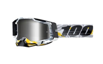 MX Goggles 100% Racecraft 2 KORB silver mirror