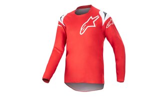Camiseta MX Alpinestars Infantil Racer Narin Rojo/Blanco 