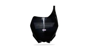Number Plate front Polisport YZ / YZF black