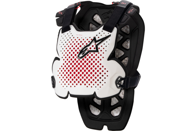 Chest Protector Alpinestars A-1 white/black/red