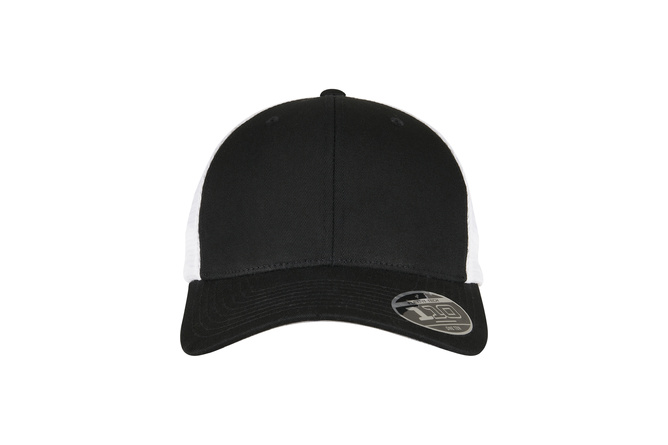 Baseball Cap Mesh 2-Tone 110 Flexfit schwarz/weiß
