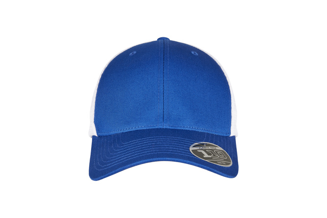 Baseball Cap Mesh 2-Tone 110 Flexfit blau/weiß