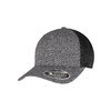 Baseball Cap Mesh 2-Tone 110 Flexfit melange charcoal/schwarz