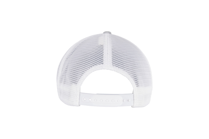 Cappellino Mesh 2-Tone 110 Flexfit melange argento/bianco