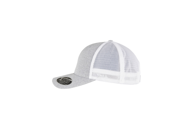 Cappellino Mesh 2-Tone 110 Flexfit melange argento/bianco