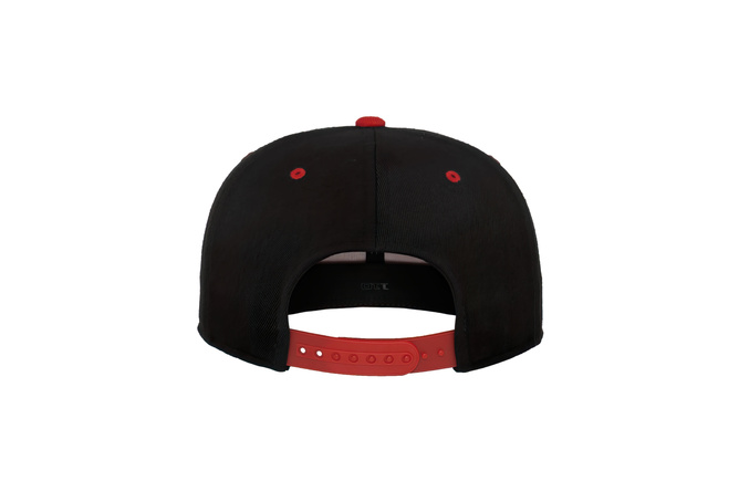 Snapback Cap Fitted 110 Flexfit black/red