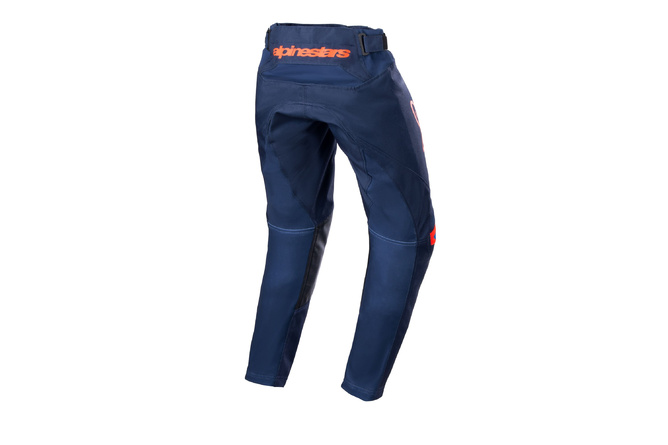 Pantaloni MX Alpinestars Kids Racer Narin blu marino/aranciato