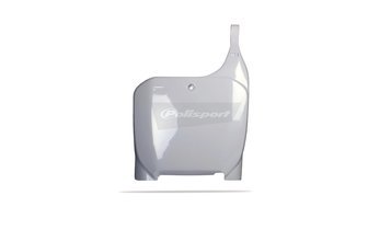 Number Plate front Polisport CR / CRF 00-03 white