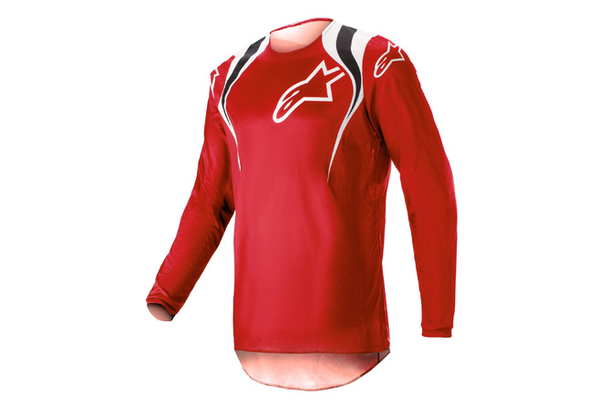 Camiseta MX Alpinestars Fluid Narin Rojo/Blanco