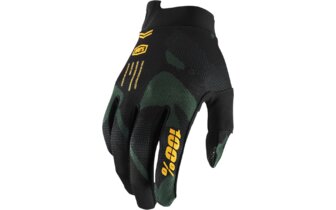 MX Gloves 100% Itrack SENTINEL black 