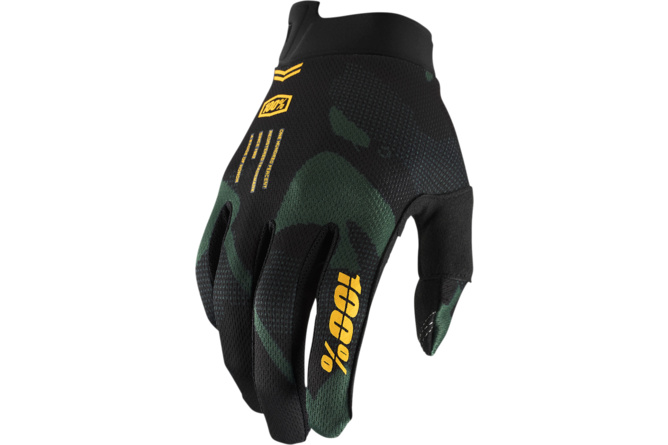 MX Gloves 100% Itrack SENTINEL black