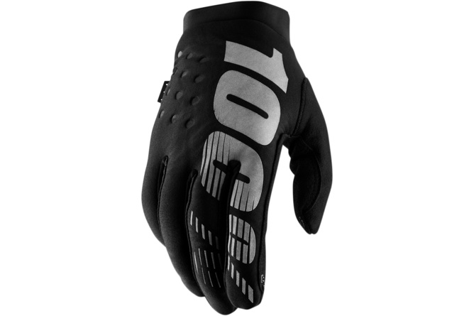 MX Gloves 100% Brisker black