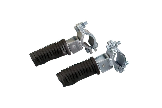 Repose-Pieds Passager Pour Moto Harley - En Aluminium Noir, Compatible Avec De Nombreux Modèles