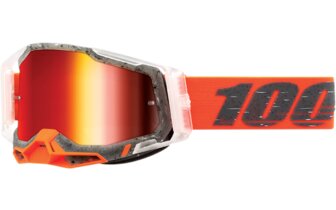 Gafas de Motocross 100% Racecraft 2 SCHRUTE Lente Espejo Rojo