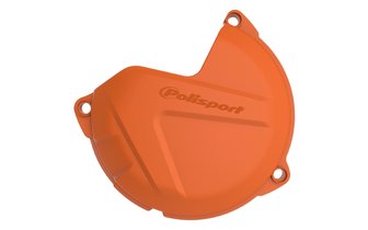 Protection de carter d'embrayage Polisport orange KTM / Husqvarna 450 dès 2016