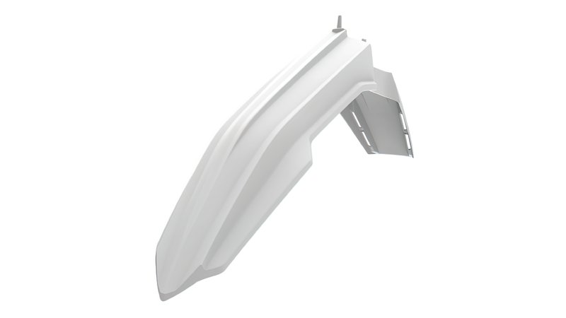 Parafango Anteriore Polisport Per Yamaha | Replica OEM In Plastica DGP Bianco Lucido | Compatibile YZ/WR/YZF (2002-2023)