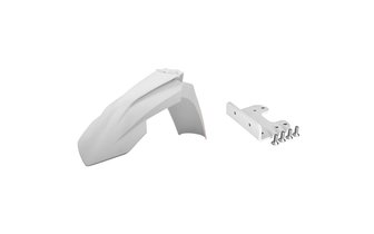 Front Mudguard Polisport Restyled white with adapter KTM SX / EXC
