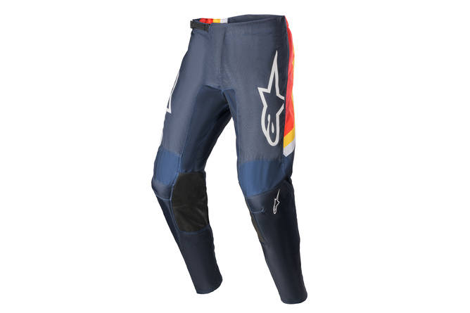 Pantaloni MX Alpinestars Fluid Corsa blu marino