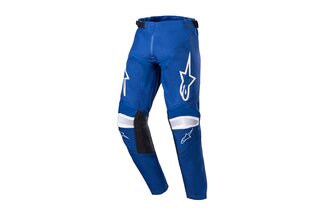 Pantalon Alpinestars enfant Racer Narin bleu/blanc 