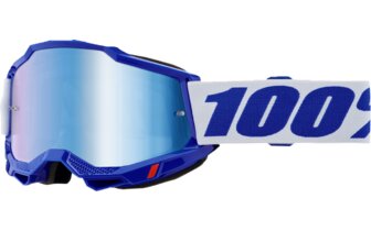 Gafas de Motocross 100% Accuri 2 Azul / Lente Espejo Azul