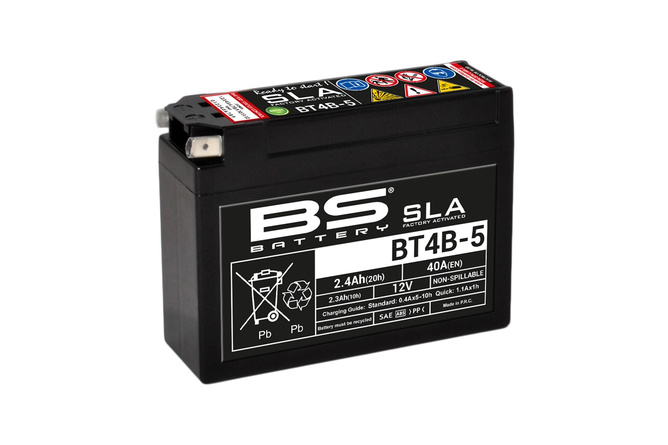 Gel Starterbatterie BS Battery 12 Volt 2,3 Ah SLA 115x40x85mm
