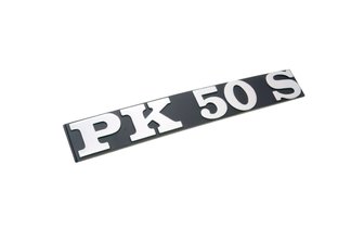 Schild / Schriftzug "PK 50 S" für Vespa PK 50
