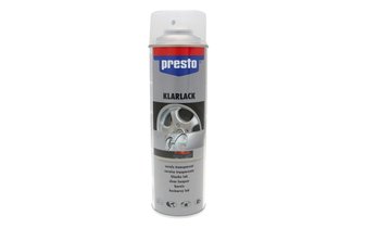 Klarlack Spray Presto glänzend für Felgenspray 500ml