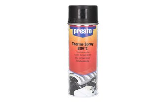 Pintura Térmica en Spray Presto Negro Mate 250°C 400ml (Aerosol)