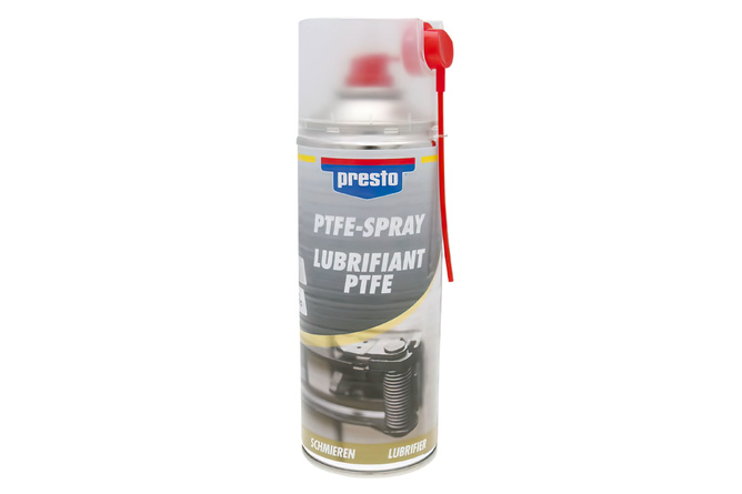 Spray lubrifiant, Spray PTFE lubrifiant universel Presto 400ml en Aérosol