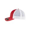 Baseball Cap Flexfit 360 Omnimesh 2-Tone rot/weiß